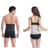 Adjustable Men Women Waist Trainer Magnetic Belt Lower Back Brace Spine Support Waist Belt Orthopedic Breathable Lumbar Corset