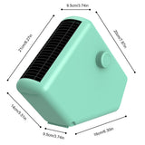Mini Electric Fan Heaters Portable Electric Space Heaters Fast Heat-up Overheat Tip-over ProtectionLow-Noise Silent Compact Elec