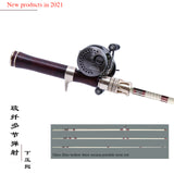 AIOUSHI Trout ejection rod mini player 1.55 m multi pitch rotary UL fishing rod glass fiber hollow tip Light travel decoy