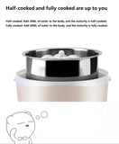 110V 220V MINI Rice Cooker Thermal Heating Electric Lunch Box Portable Food Steamer Cooking Container Meal Lunch Box Easy Usage