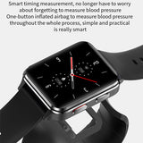 S6 Smart Watch Body Temperature Air Pump Bag Type True Blood Pressure  Test Blood Oxygen Heart Rate Smartwatch For Men Women