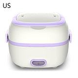 Multifunctional Electric Lunch Box Mini Rice Cooker Food Heater Steamer Cooking
