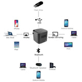 Salange Mini Pocket Projector DLP Android 9.0 System For Full HD 1080P Portable Projector With Bluetooth Battery WIFI Beamer