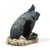 Fish Tank Decoration Resin Aquarium Ornament Aquatic Pets Shelter Missle-Shape Weapon Betta Fish Hiding Spot