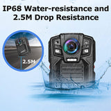 BOBLOV HD66/D7 2K Mini Camera IP68 Waterproof Drop Resistant Video Recorder 170° Wide Angle Infrared Night Vision Chest Bodycam