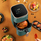 220V Automatic Electric Air Fryer For Home Kitchen Food Fryer Without Oil 5.5L Frying Oven Pot Machine Cooking Appliances