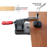 KKmoon 35mm Hinge Hole Drilling Jig Set Hinge Hole Locator Guide Kit Hinge Hole Opener Woodwooking Tools for Kitchen Cabinet