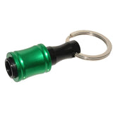 12 Pcs 1/4Inch Hex Shank Aluminum Alloy Screwdriver Bits Holder Extension Bar Drill Screw Adapter Change Keychain