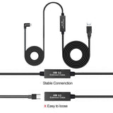 VR Accessories 5M Data Line Charging Cable For Oculus Quest 2 Link VR Headset USB 3.0 Type C Data Transfer USB-A Type-C Cable