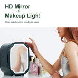Mini Refrigerator with LED Light Cosmetic Skincare Refrigerators Makeup for Home Office and Car Portable Fridge Cooler Warme