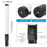 RGB Handheld LED Light Wand 122 Leds Colorful Photography Lighting Stick Rechargeable Photo Studio Fill Lamp