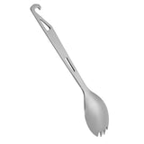 Lixada 3-in-1 Spork Stainless Steel Spork with Bottle Opener Lightweight Outdoor Dinner Spork Flatware for Travel Camping
