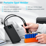 Spot Welder With Clear LCD Screen 10000Mah Portable 30 Gear Adjustable Spot Welder Machine DIY 18650 Battery Spot Welder