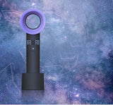 Portable Rechargeable Handheld Bladeless Fan 2000mah Desktop Base USB Port Mini Fan Air Outdoor cooling Fans