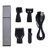 4 In 1 USB Electric Ear Nose Trimmer Hair Trimmer Men Beard Shaver Face Eyebrow Nose Hair Cut Device Removal Rechargeable