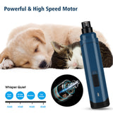 Dog Nail Clipper Electric Pet Nail Scissors Grinder Cat Claw Grooming Trimmer Cutters Nail Mill Pet Supplies Nail Grinder Cutter