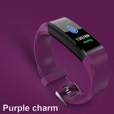 Smart Wristband 115 Plus Blood Pressure Smart Watches Fitness Tracker Heart Rate Monitor Smart Band Activity Tracker