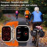 Smart Watch HK8 Pro Max Ultra 49mm AMOLED Screen Series 8 Compass NFC High Refresh Rate Men Women Sport Smartwatch