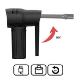 Compressed Air Duster For Computer Keyboard 60000RPM USB Charging Mini Electric Cordless PC Car Cleaner Wireless Air Blower