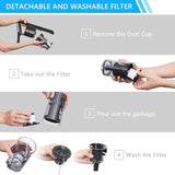 Powerful Car Vacuum Cleaner 4500Pa Portable Handheld 60W Wet & Dry Use Rechargeable Home Car Vacuum Cleaner Cordless