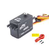 JX servo B40 40KG 0.07 Sec @ 8.4V Metal Gear Aluminium Digital Brushless Short body low profile Servo 1/10 1/12 Drift car
