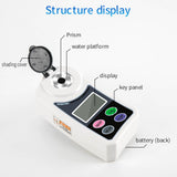Handheld 0-55% Digital Brix Honey Auto Refractometer Optometry Equipment For Sugar Coffee Juice Grapes Fruit High Precision