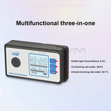 LS160/LS160A Solar Film Transmission Meter Tester Portable Light Transmittance Meter Tester Window Tint VLT UV IR Rejection