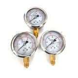 Hydraulic Pressure Gauge Kit Excavator Hydraulic Pressure Meauring Device with 6 Test Couplings 3 Pressure Gauges 3 Test Hose