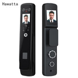 Hawatta Face Recognition Door Lock Fingerprint Password Smart Electric Digital Lock Security Safe Smart Home Palm print Unlock