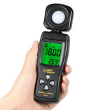 AS803 Handheld Digital Lux Meter Luminance Tester Light Meter 1-200000 Lux Tools Photometer Spectrometer Actinometer