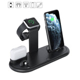 7-In-1 Portable Wireless Charging Multi-Function Wireless Charging Stand Wireless Earphone All-Round Charging Base