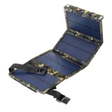 20W Power Bank USB Portable Solar Panel Charger Waterproof 5V DC Foldable Solar Panel For Traveling Camping Hiking Phone Charge
