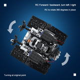 Creative RC Robot High Tech Electronic Toys Building Blocks Remote Control Intelligent Robot Bricks Toys For Kids Child Gift