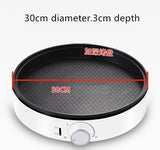 220V Non-stick Household Electric Crepe Maker Multi Cooker Pancake Baking Pan Pizza Crepe Pancake Maker Electric Baking Pan