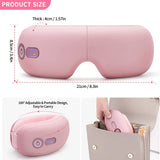 Electric Eye Massager with Heat-Intelligent AI Voice-Bluetooth Music Relieve Eye Fatigue Dry Eyes Airbag Vibration Eye Protector