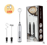 Wireless Electric Handheld Milk Frother Electric Blender With USB Electrical Mini Coffee Maker Whisk Mixer For Coffee Cappuccino