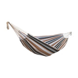 Portable Hammock Outdoor Hammock Garden Sports Home Travel Camping Swing Canvas Stripe Hang Bed Hammock Double Single People#g4