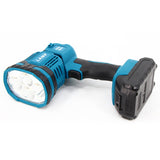 Rechargeable LED Light with Infrared Warning Light Outdoor Folding Emergency Light with Battery and Charger for Camping Working