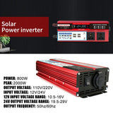 Pure Sine Wave Inverter DC 12v/24v/48v/60v To AC220V 1600W 2500W 3500W 4500W Voltage Transformer Power Converter Solar Inverter