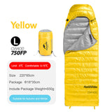CW400 Envelope Type White Goose Down sleeping bag Winter Warm Sleeping Bags NH18C400-D Naturehik