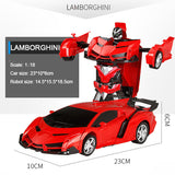 RC Car Transformation Robots Sports Vehicle Model  Robots Toys Cool Deformation Car Kids Toys  Gifts For Boys  rc drift car