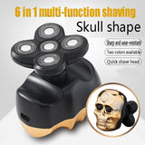 6 In 1 USB Rechargeable Electric Shaver 5 Blade Razors Clipper Nose Ear Hair Trimmer Men Facial Cleaning Brush