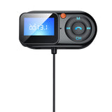 LCD Wireless Adapter Radio Bluetooth Audio Transmitter FM Modulator MP3 Player EQ with Dual USB Charger PD18W TF Card AUX Out
