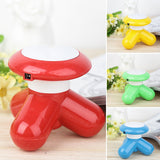 Good Healthy Mini Electric Massager 3-Legged Massage Knob for Body Foot Board Back Neck USB Charging