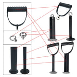 3 In 1 Multifunction Kettlebell Loading Pin Cable Machine Handle Set Training Equipment For Home Gym Workout