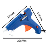 100W Hot Melt Glue Industrial Mini Thermo Glue Gun Heat Temperature Tool EU Plug Pink