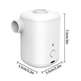 Portable Wireless Mini Electric Air Mattress Pump with 3000mAh Battery USB Rechargeable 4 Nozzles Inflator Deflator wholesales