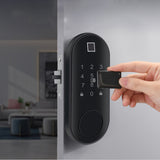 Smart Lock Keyless Electronic Bluetooth TTlock Biometric Fingerprint Keys IC Card Touch Screen Keypad Auto Lock APP Control