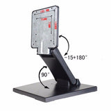 Adjustable LCD TV Stand Folding Metal Monitor Desk Stand With VESA Hole 75x75mm&amp;100x100mm