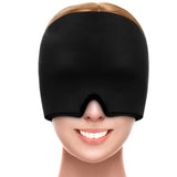Upgraded Full Coverage Migraine Ice Head Wrap Headache Relief Hat Hot And Cold Therapy Migraine Cap Beauty Health Head Massager
